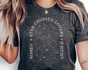 Shakespeare shirt, Romeo and Juliet Star-Crossed Lovers