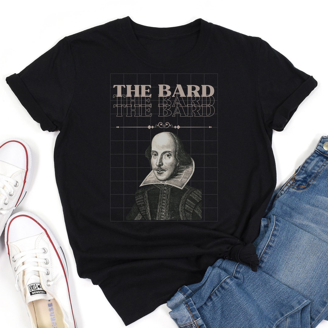 Shakespeare T-shirt: the Bard, Book Lover Gift - Etsy
