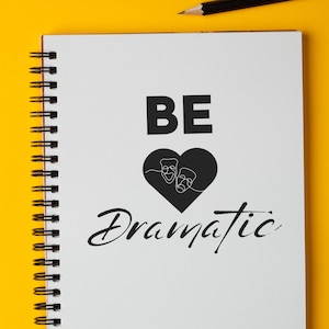 Theater Geschenk, Theater Cast Geschenke, Be Dramatic Schauspieler Journal, Theater Lehrer Journal, Schauspieler Notizbuch, Broadway