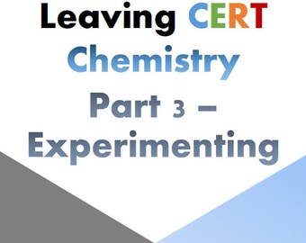 Chemistry Notes - Experimenting