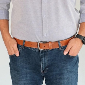 Custom Handmade Belt, Christmas Gift, Anniversary Gift, Engraved Leather Belt, Husband Christmas Gift, Personalized Groomsmen Gift
