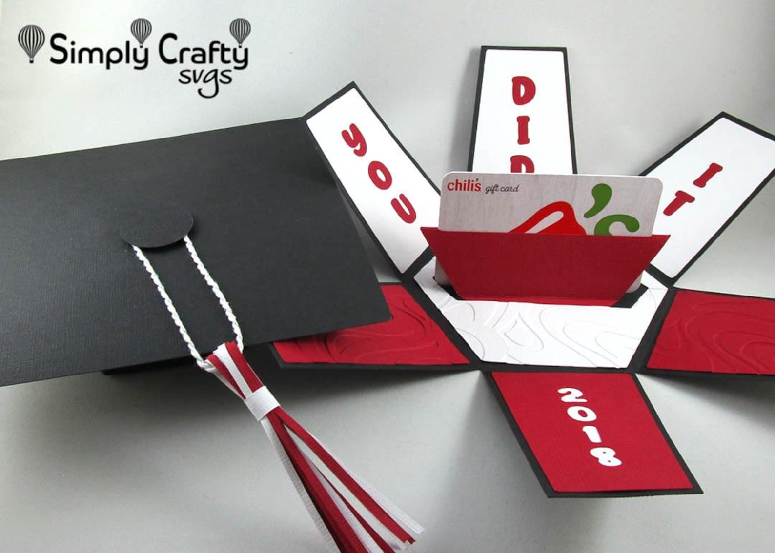 Graduation Explosion Graduation Explosion Box SVG for 2025 - 2030. Graduation Hat Explosion ...