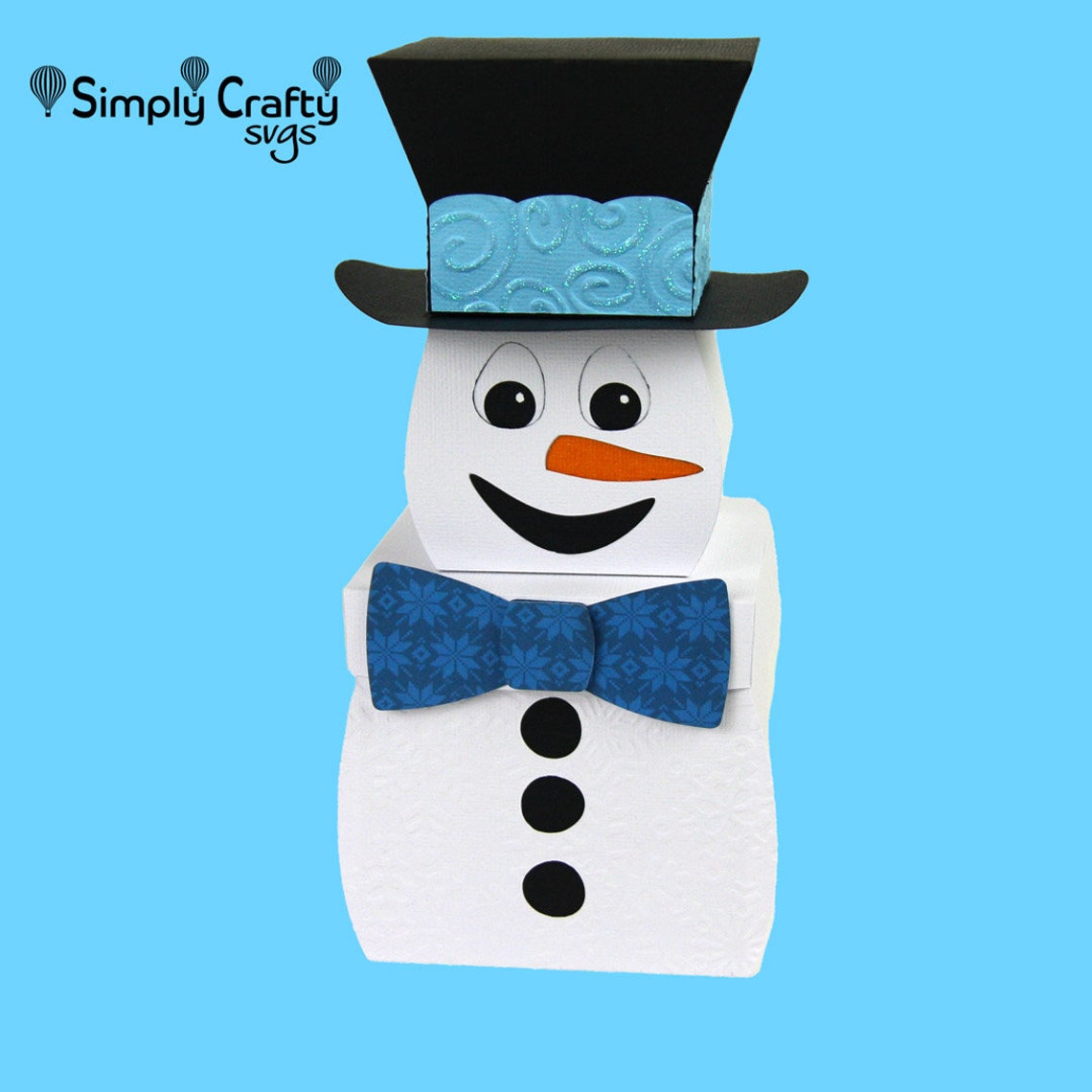 Snowman Explosion Box SVG. DIY Christmas Explosion Box With Gift Card ...
