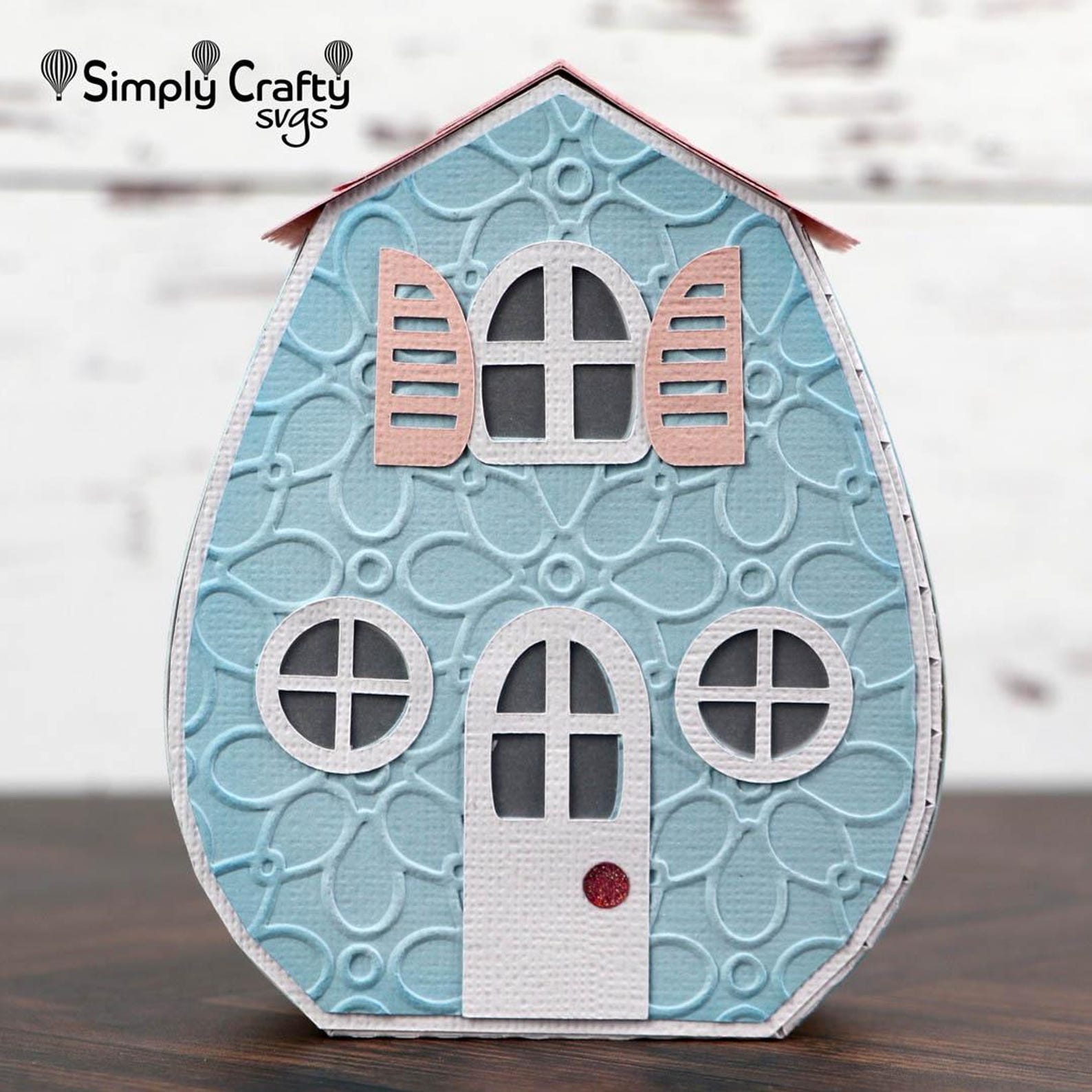 Spring House Svg Spring Cottage SVG. Egg-shaped House SVG Cutting File for Cricut or ...