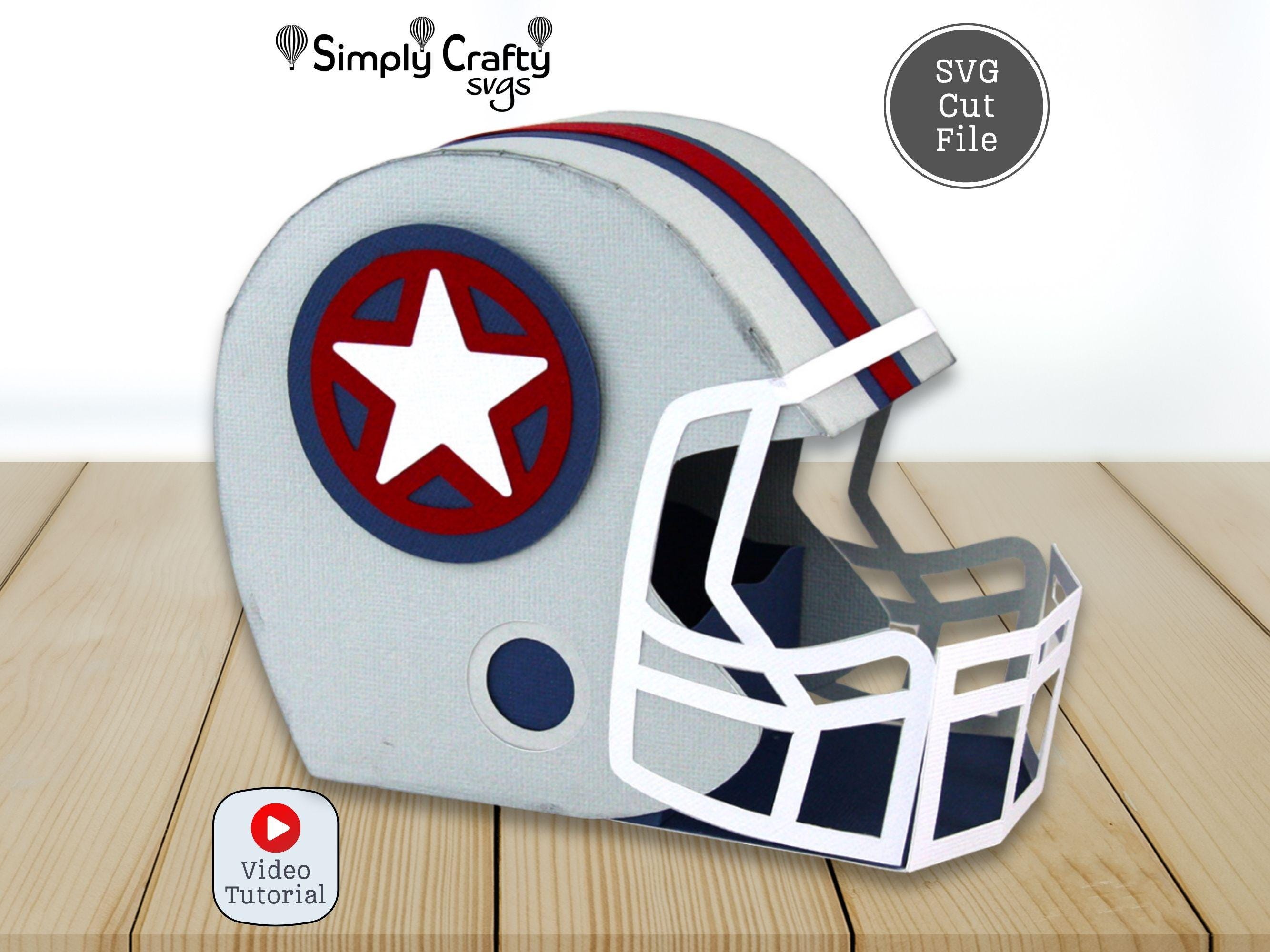 Football Helmet SVG. DIY 3D Football Helmet Gift Box SVG. Football Helmet Papercraft. Paper Football Helmet Box. Football Box Template. - Etsy Football Helmet SVG. DIY 3D Football Helmet Gift Box SVG. Football Helmet Papercraft. Paper Football Helmet Box. Football Box Template. - Etsy