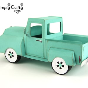 3D Pickup Truck SVG. 3D Truck SVG. 3D Paper Truck Template. 3D Truck ...