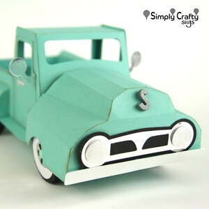 3D Pickup Truck SVG. 3D Truck SVG. 3D Paper Truck Template. 3D Truck ...