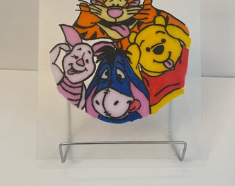 Winnie the Pooh Dummes Gesicht Glas Dekor