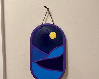 Bemalte Keramik Landschaft Home Decor