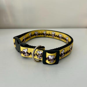 Peanuts Snoopy Charlie Brown Adjustable Dog Collar