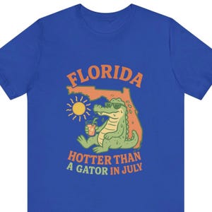 Florida Shirt, Alligator Shirt, Vintage Gift Tshirt, Gator Tee, Vintage Vibe Shirt, Humorous Florida Tee Retro Florida Gator Shirt