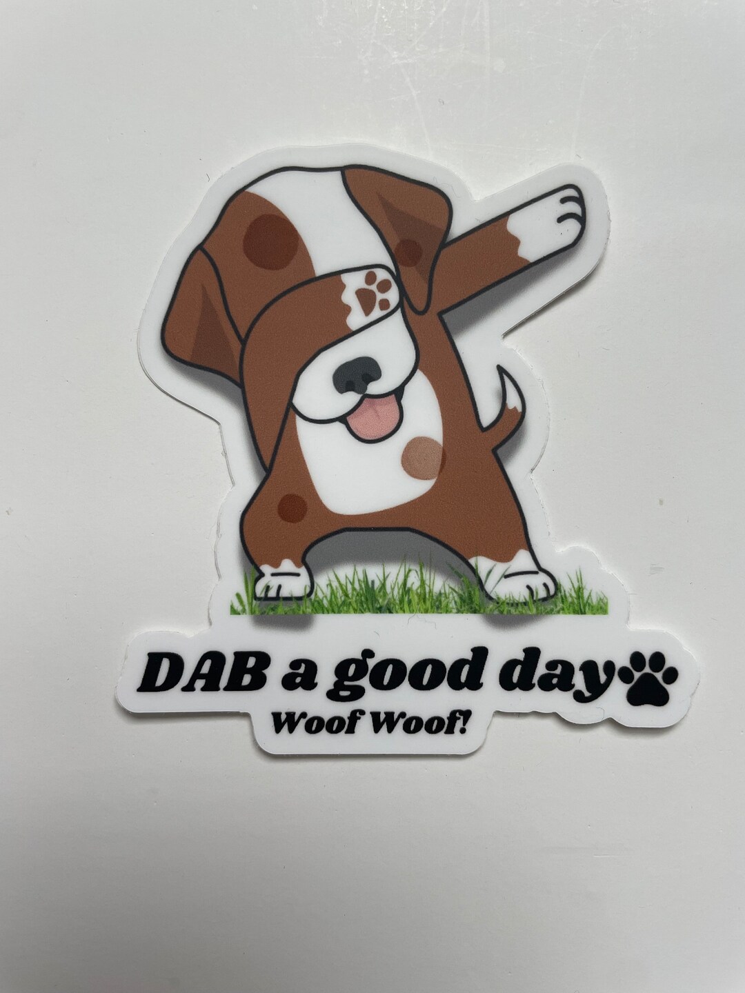 Okay Dog Sticker Funny Dog Sticker Have A Good Day Label for Water Bottle Journal Laptop ...