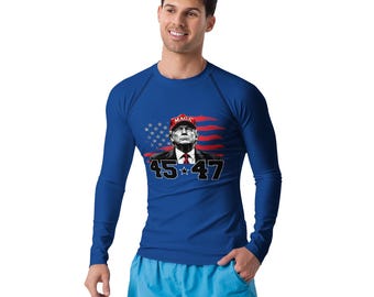 Camiseta de protección contra erupciones de Jiu Jitsu para hombre Trump Unburdened 45 47