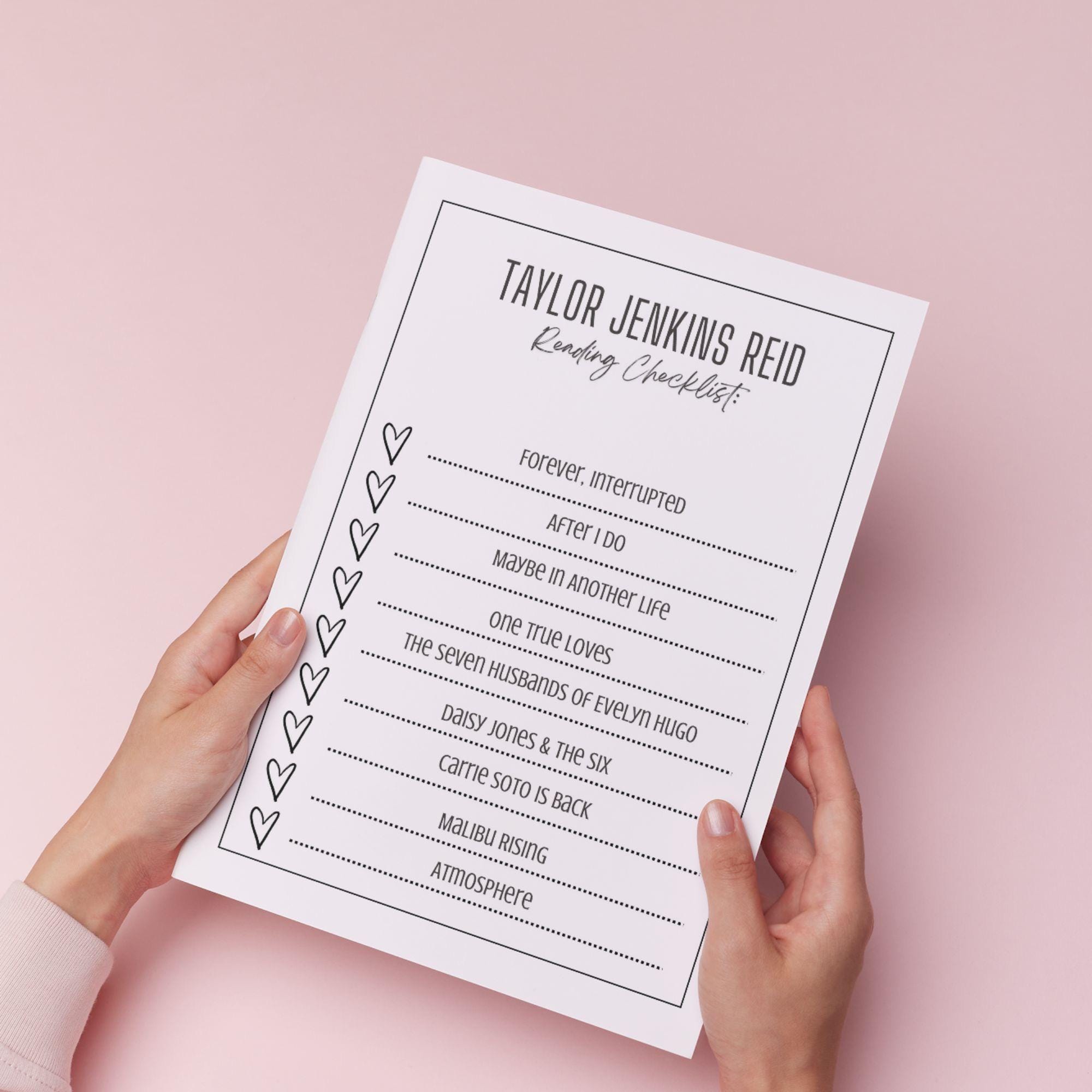 Charlie Taylor Checklist.pdf Taylor Jenkins Reid Printable Reading Checklist, A4 A5 Letterhead Sizes ...