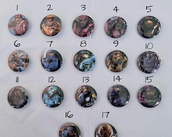Red vs Blue 32mm Button Pins