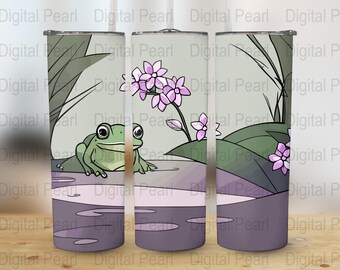 Boba Tea Tumbler Wrap, 20 Oz Skinny Tumbler Sublimation Wrap Design ...