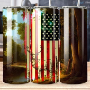 Deer hunter 20 oz Skinny Tumbler Sublimation Wrap Design, Straight & Tapered Wrap, Tumbler Wrap, Tumbler PNG, Instant Download