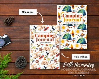 Camping Journal Logbook and Planner great for campers gift bucket list
