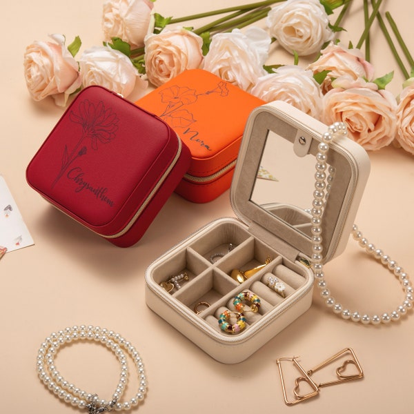 Travel Jewelry Case Etsy