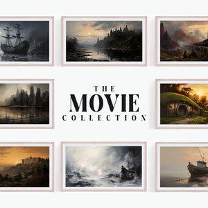 Samsung Frame TV 4K Art, Movie Masterpiece Collection, Luxury Paintings, Beautiful Landscapes, Digital Download, Easy to Use, Ultra HD, UHD