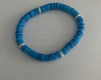 Beach Heishi Bead Bracelet