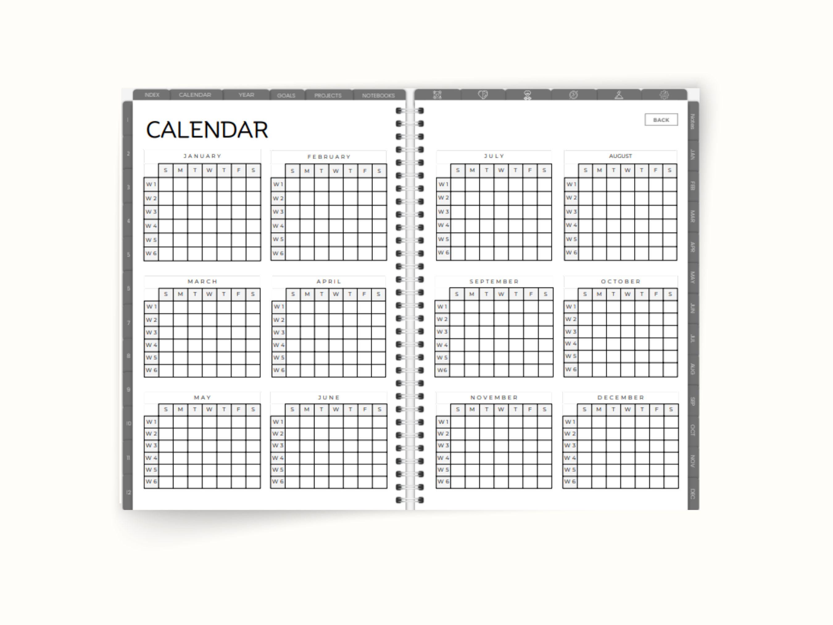 Mega Adhd Planner Bundle for Adults Printable, Ultimate Life Planner ...