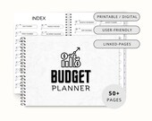 Budget Planner Printable Finance Tracker Budget Organizer Template for Financial Tracker Undated Expense Binder Editable Finance Planner