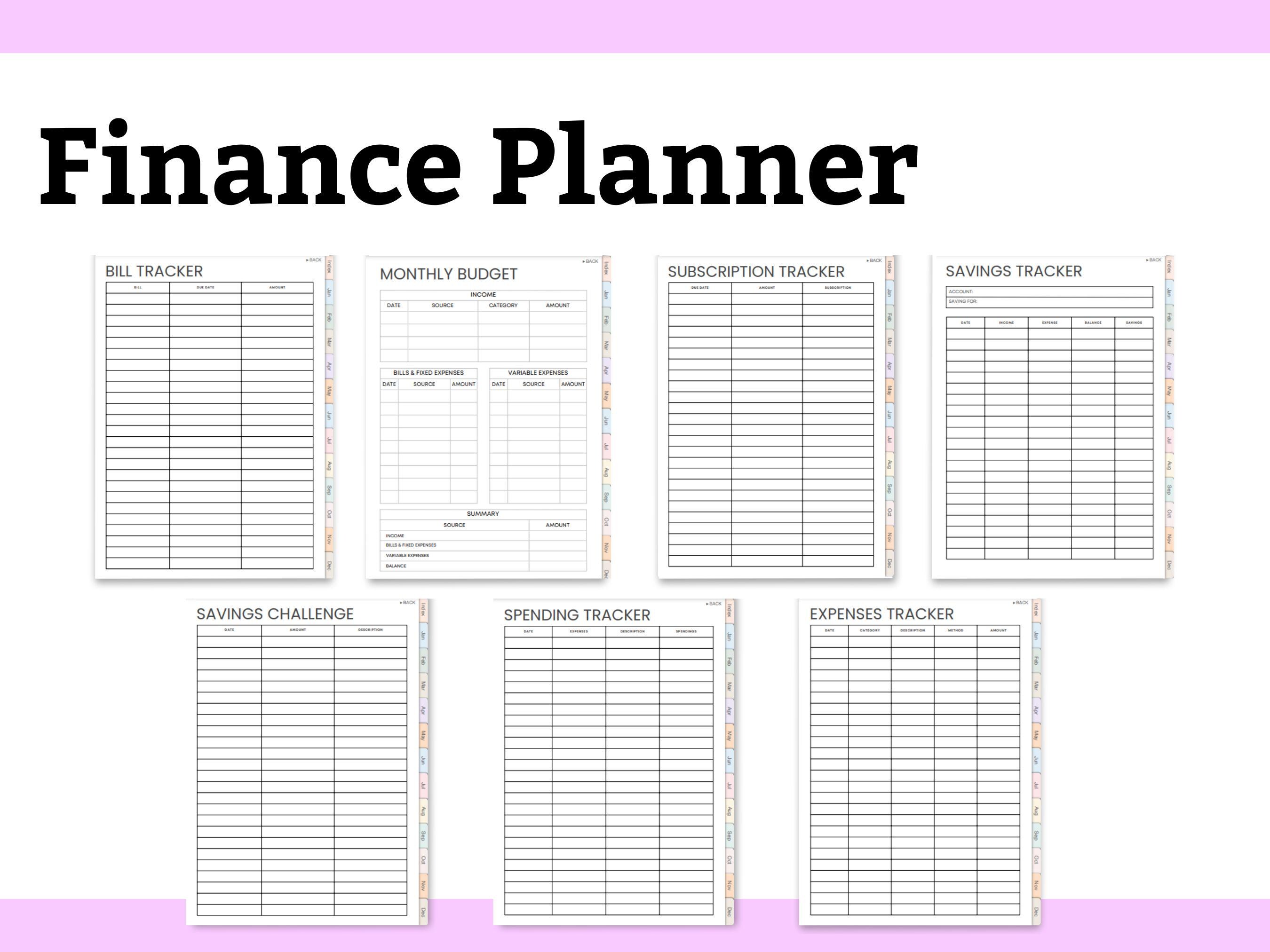 Mega ADHD Planner Bundle for Adults Printable A4 Ultimate Life Planner ...