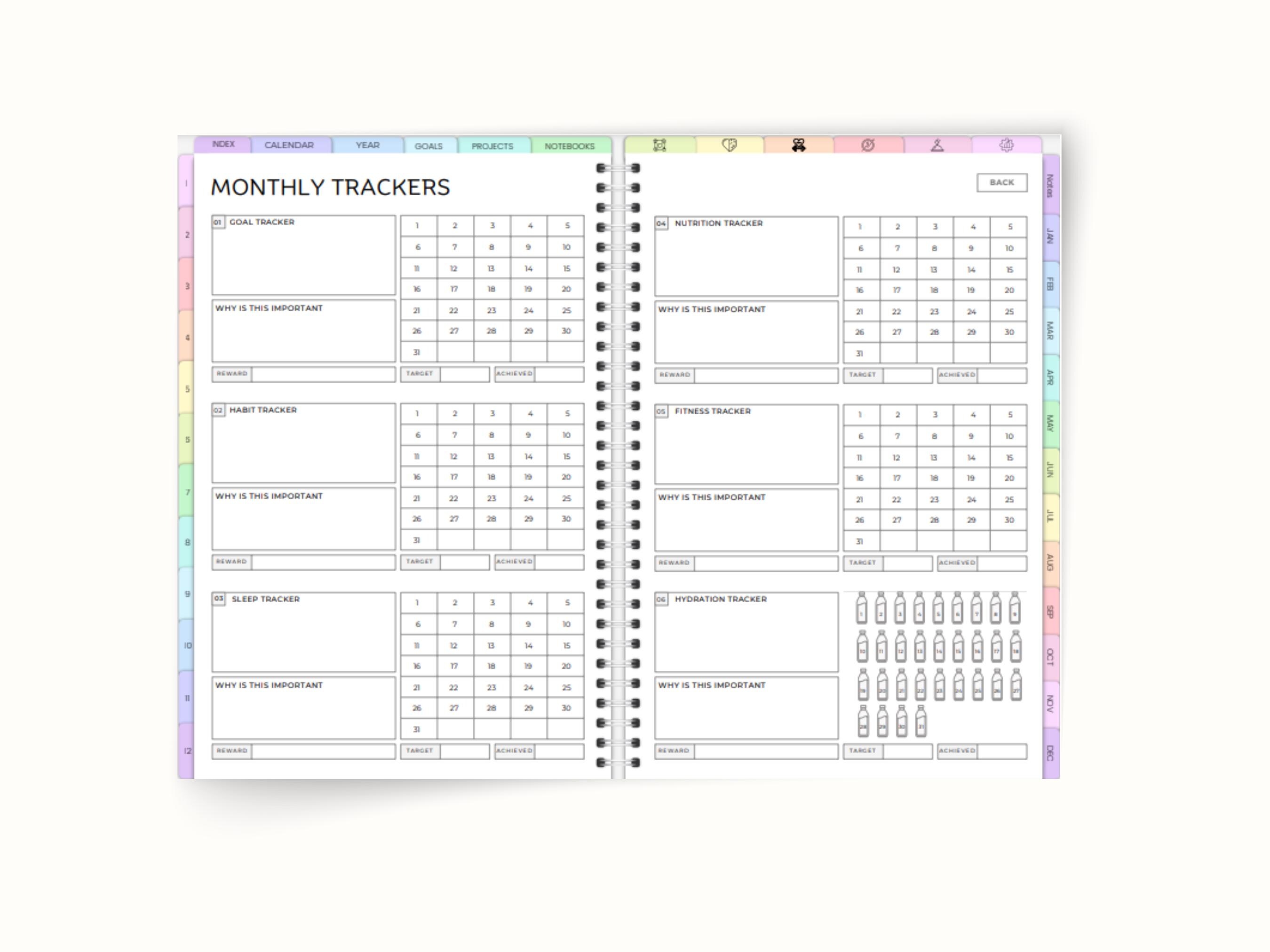 Mega Adhd Planner Bundle for Adults Printable, Ultimate Life Planner ...