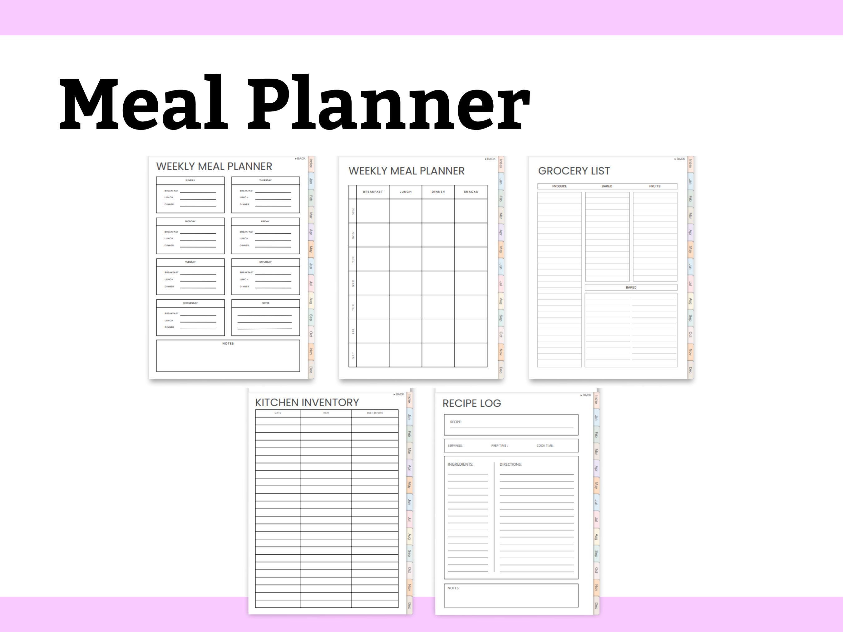 Mega ADHD Planner Bundle for Adults Printable A4 Ultimate Life Planner ...