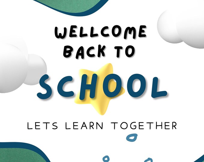Back to School Banner Printable / Welcome Back to School Banner ...