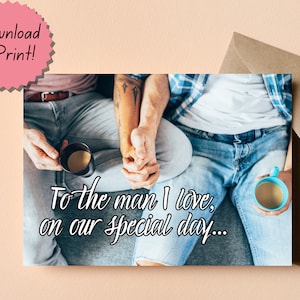To the Man I Love | Dirty Cards for Gay Couples | Print at Home