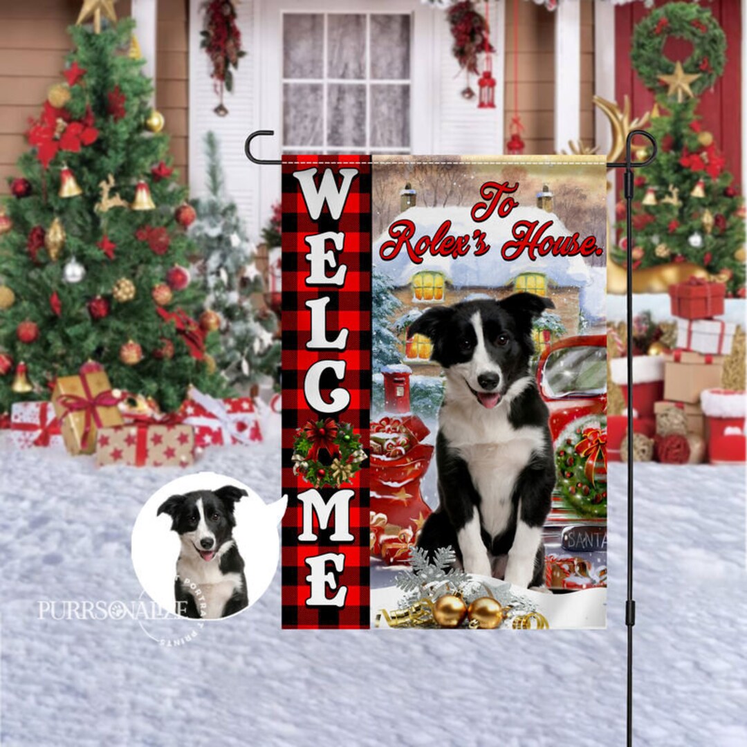 Welcome Pet Version - Personalized Custom Flag