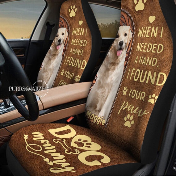 Golden Retriever Car Seat Cover (Set of 2) Golden Retriever Car Seat Cover (Set of 2)