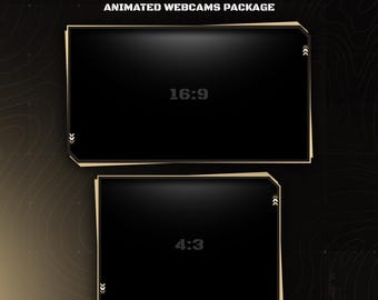 Animated Special OPS Beige Webcam For Twitch Stream Package Kick Radar War Overlay Brown Military Animated Overlay Twitch Facecam Army Pack