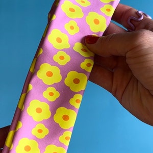 Yellow Flower Headband | Floral hair accessory | Soft and stretchy headband | Accessories for women | Fashion headband | Gift for her