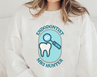 Sudadera divertida de endodoncista: MB2 Hunter, regalo para endodoncista