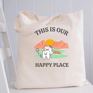 Premium dentist tote bag dental hygienist tote bag gift for dentist dental hygienist gifts dental assistant gift