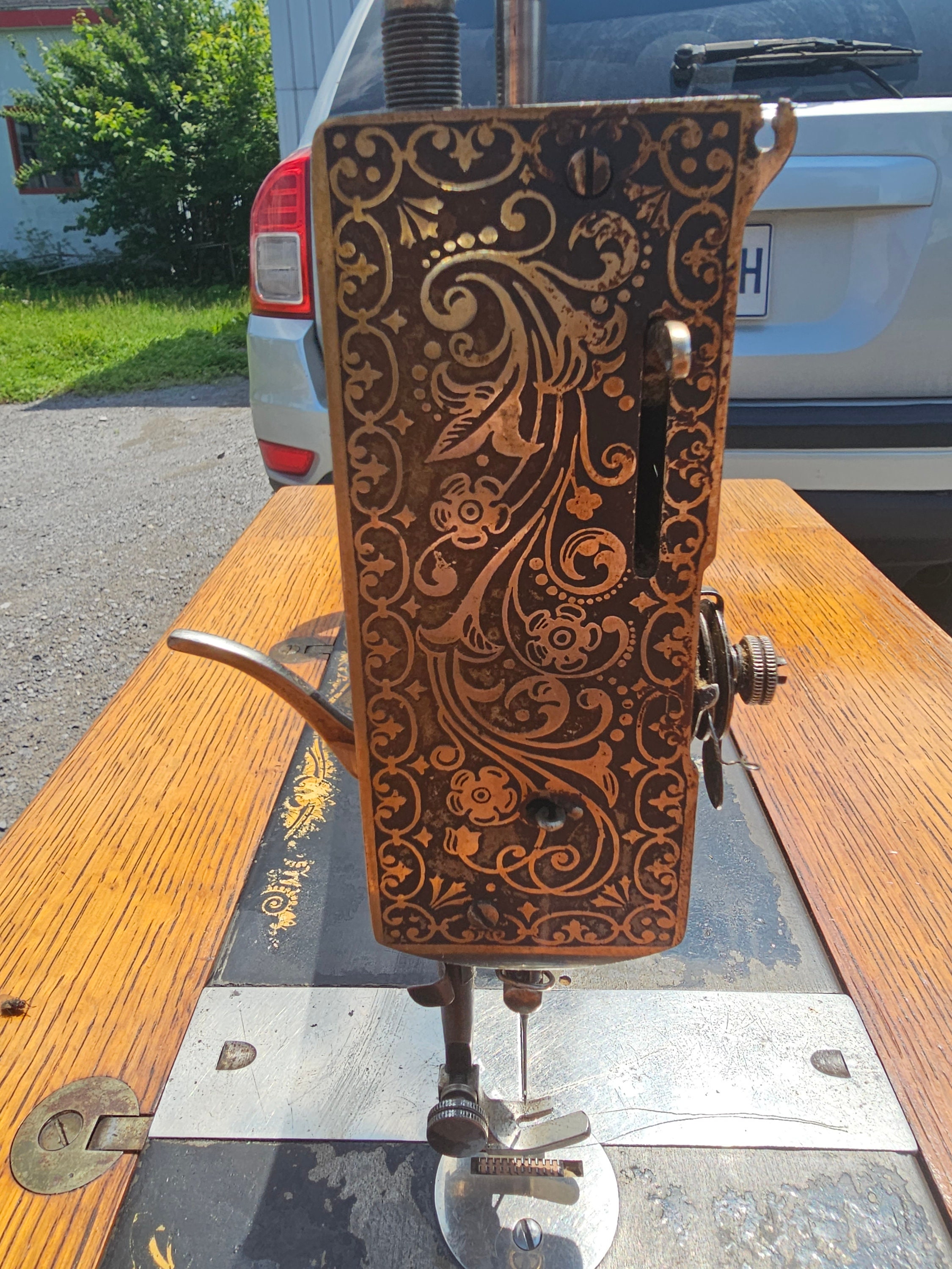 Singer 1910 Sewing Machine Functional on Its Table - Etsy UK