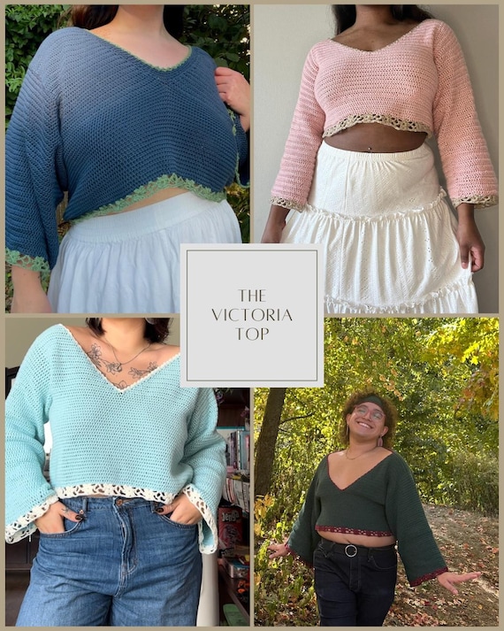 Victoria Top- Crochet Pattern - Etsy