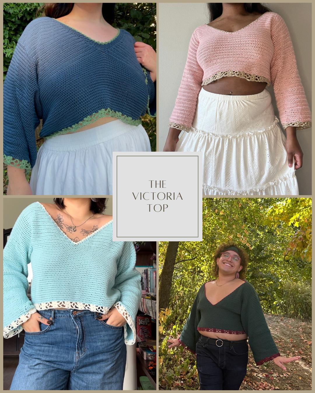 Victoria Top- Crochet Pattern - Etsy
