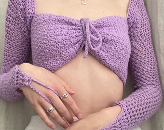 Crochet Mesh Top Video Pattern
