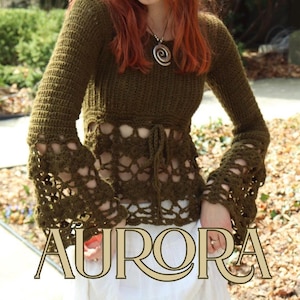 Aurora Pattern: Crochet Lace Top