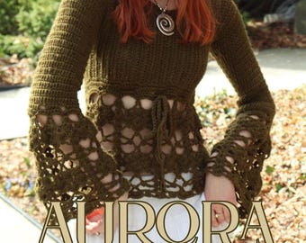 Aurora Pattern: Crochet Lace Top