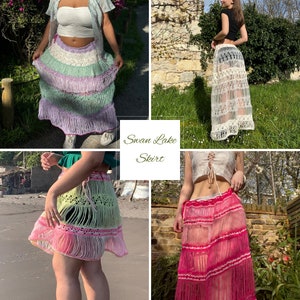 Crochet Pattern: Swan Lake Skirt image 2