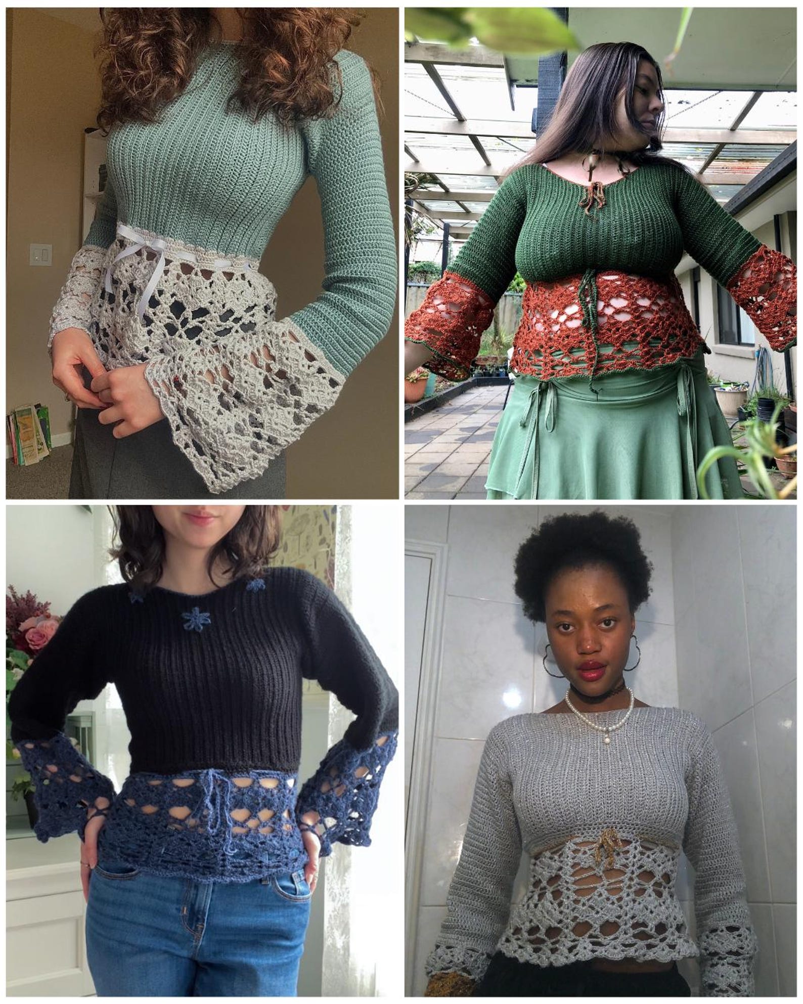 Aurora Pattern: Crochet Lace Top - Etsy