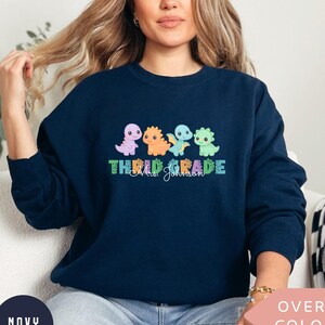 Personalized Third Grade Teacher Sweatshirt, Back to School Gift, Teacher Appreciation, Custom Third Grade Teacher Sweater Gift, 3rd grade