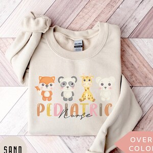 Pediatric Nurse Sweatshirt, PICU Pediatric Nurse Shirt,Pediatric Nurse Gift, Peds Nurse Crewneck,Cute PEDS Nurse Sweater, Nurse Appreciation
