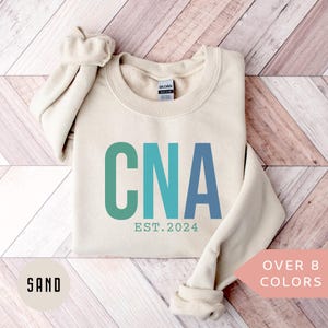 Personalized CNA Nurse Sweatshirt, Custom CNA Nurse Shirt, CNA Nurse Gift, Nurse Appreciation Gift, Certified Nursing Assistant Pullover