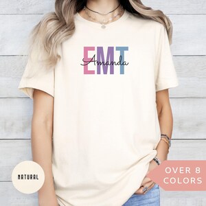 Gepersonaliseerde T-shirt ambulanceverpleegkundige, aangepast T-shirt ambulanceverpleegkundige, cadeau ambulanceverpleegkundige, T-shirt ambulanceverpleegkundige, T-shirt paramedicus, T-shirt ambulanceverpleegkundige